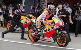 Marc Márquez Repsol Honda boxes Australia
