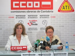 Portavoces de CCOO  y ATI