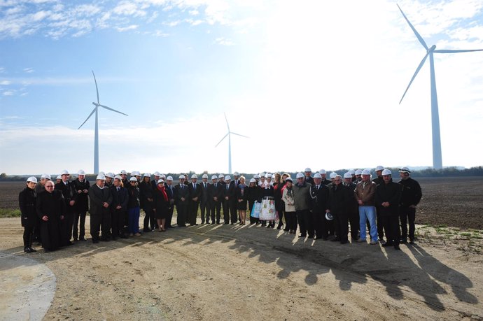 Inauguración parque eólico de Acciona en Polonia             