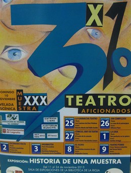 Folleto de la XXX Muestra de Teatro Aficionado