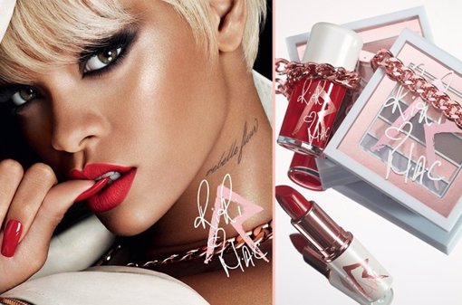 Rihanna repite como diseñadora para la marca de cosméticos MAC