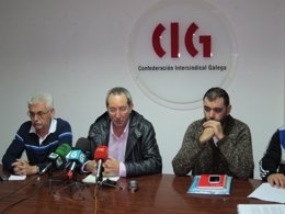 Rueda de prensa de la CIG en Vigo sobre Freiremar