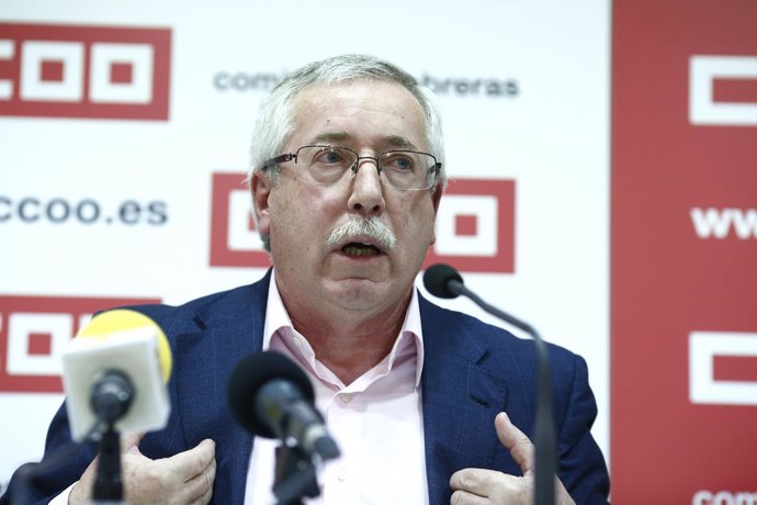 Toxo (CCOO) y Carbonero (CCOO Andalucía) presenta el informe sobre los ERE