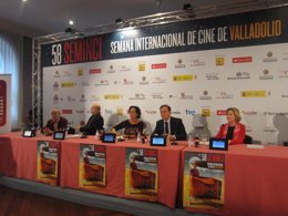 (Derecha-Izq) Angulo, Carlos Rosado, Cantalapiedra, Guimerand E Isabel Mateos