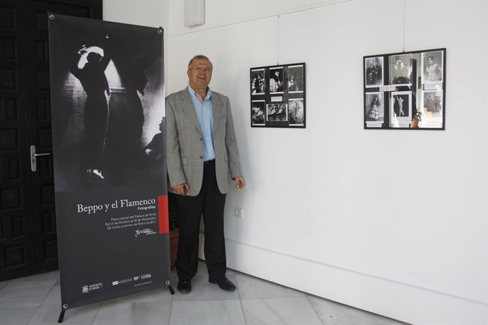 Juan Miguel Moreno Calderón en la exposición de 'Beppo'