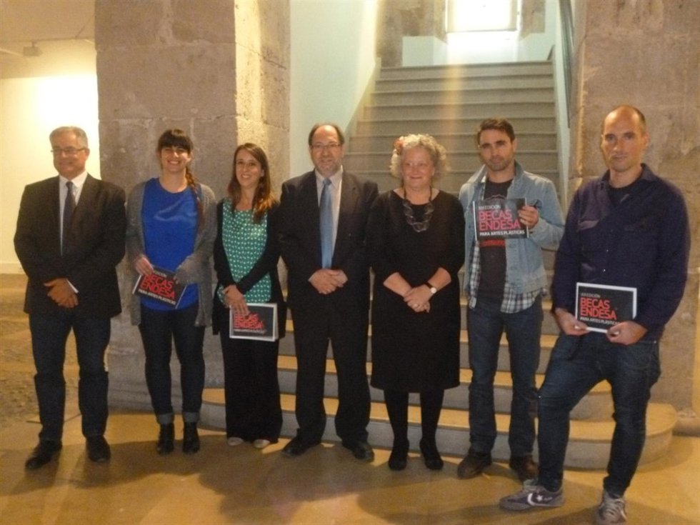 Ganadores de las XIII Becas Endesa de arte contemporáneo de Teruel
