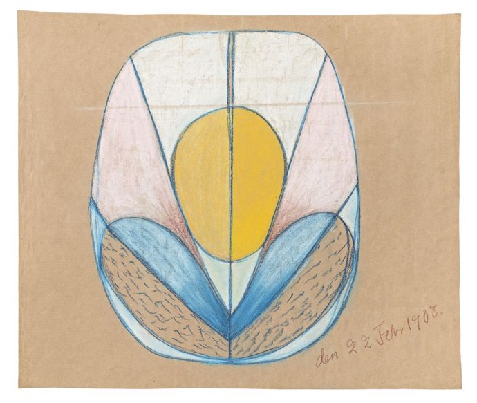 Obra Las Cinco, de Hilma af Klint