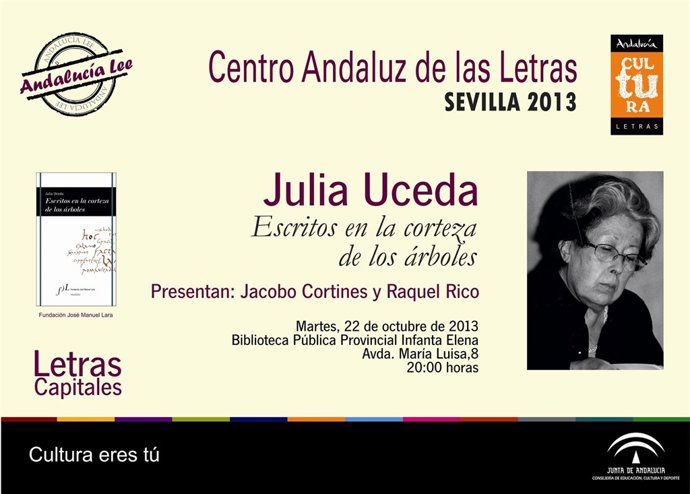 Julia Uceda presenta su nuevo libro de poesía