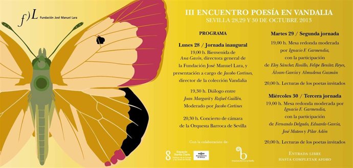 Joan Margarit y Rafael Guillén en los III Encuentro Poesía en Vandalia