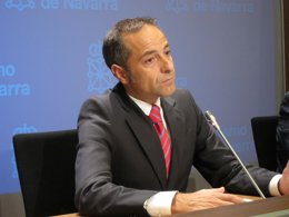 El consejero portavoz del Gobierno de Navarra, Juan Luis Sánchez de Muniáin