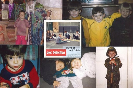 One Direction nos muestran fotos de pequeños para promocionar su nuevo single
