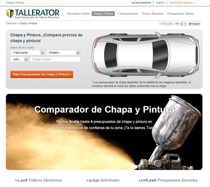 Tallerator chapa y pintura