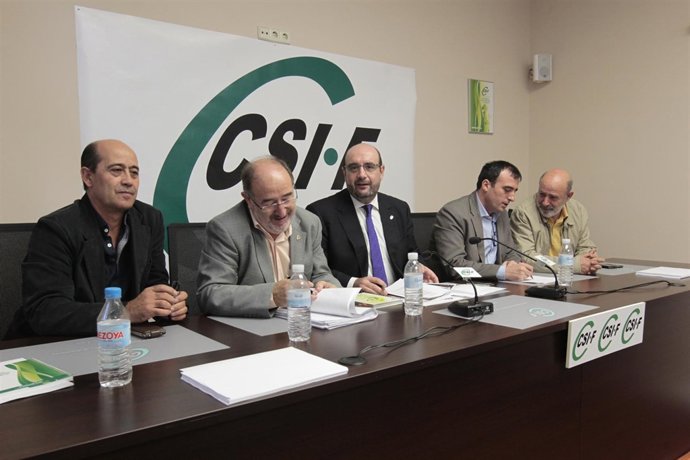 Rueda de prensa del Sindicato de Funcionarios CSI-F