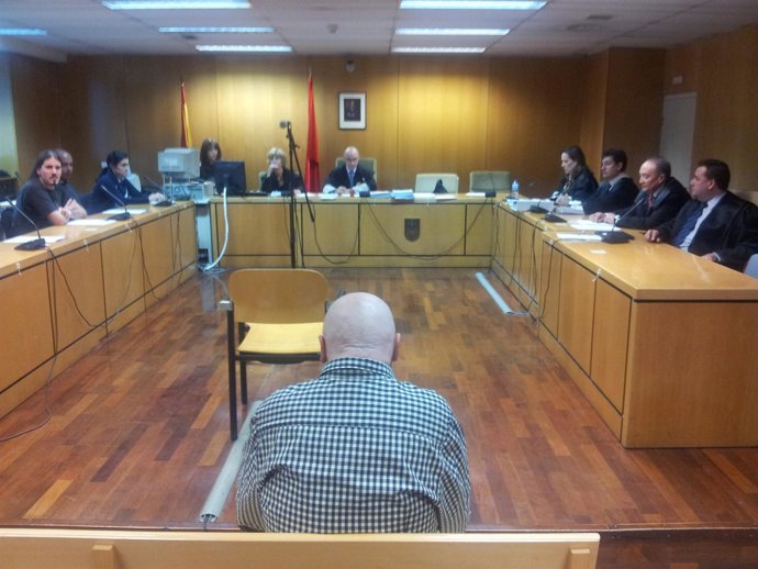 El acusado en el banquillo de la Audiencia