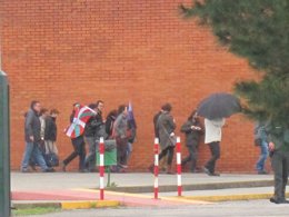 Momento en que Inés del Río sale de la prisión de Teixeiro.