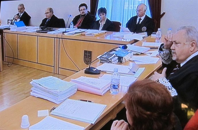 Imagen de la sala durante las conclusiones en el juicio por el ERE en RTVV