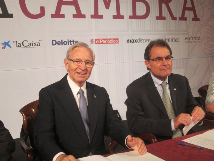 Miquel Valls y Artur Mas