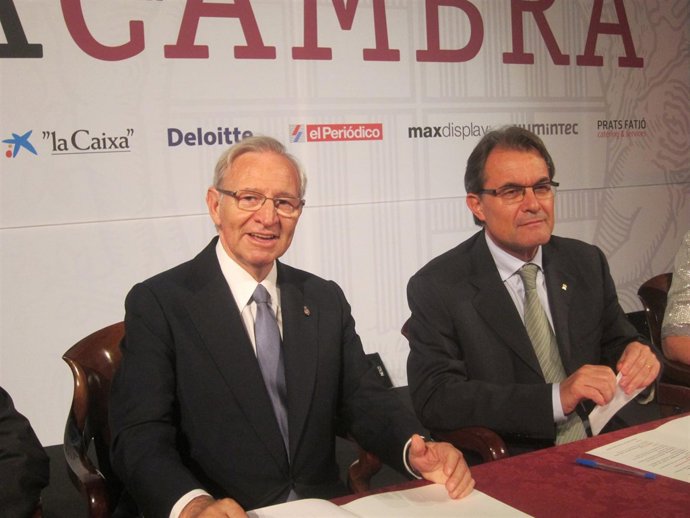 Miquel Valls y Artur Mas