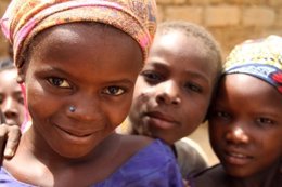 Niños de la localidad nigerina de Dawan Marké