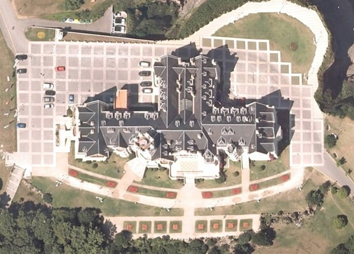 Palacio De La Magdalena, Vista Aérea