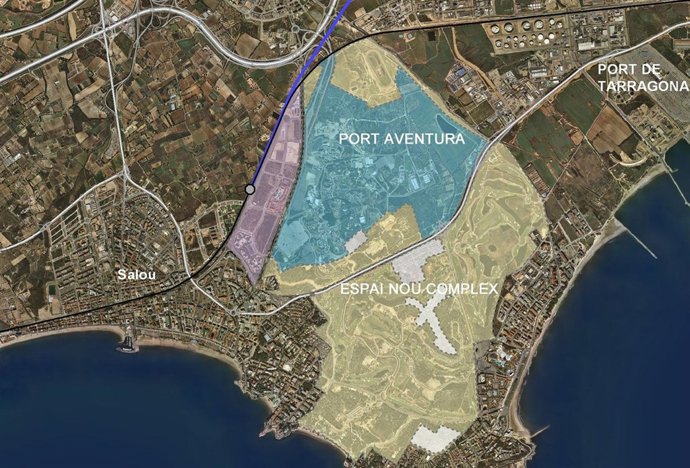 Área Donde Se Ubicará El Proyecto Barcelona World