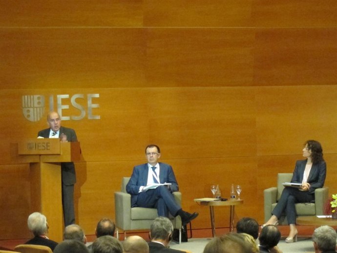 El conseller de Salud, de la Generalitat, Boi Ruiz, en Iese
