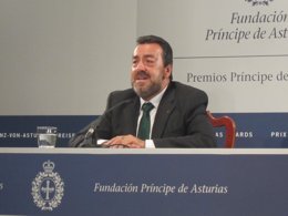 Miguel Carballera en la rueda de prensa.