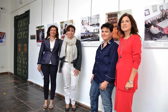 Moreno, Ceballos, Bravo y Gracia en la muestra