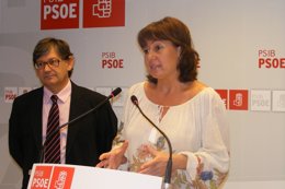 Francina Armengol y Vicenç Thomàs