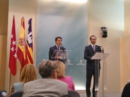 Bauzá y el presidente de la Comunidad de Madrid, Ignacio González