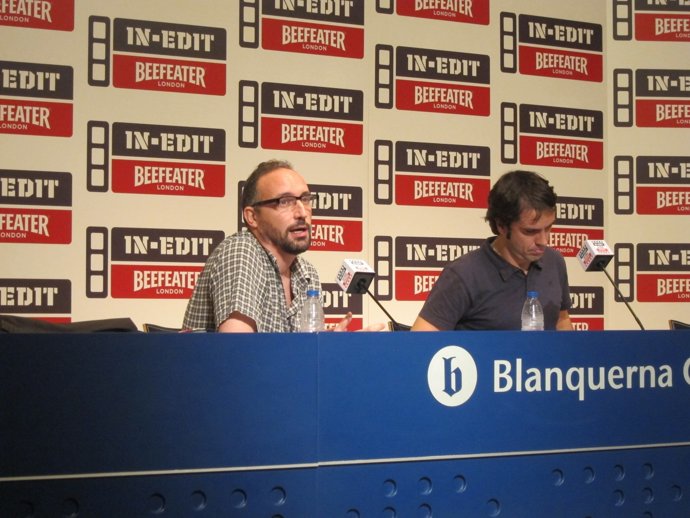 J.Pons y C.Pascual en la presentación del In-edit