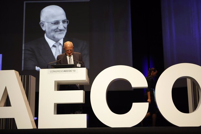 El presidente de Mercadona, Juan Roig, en el congreso de Aecoc.