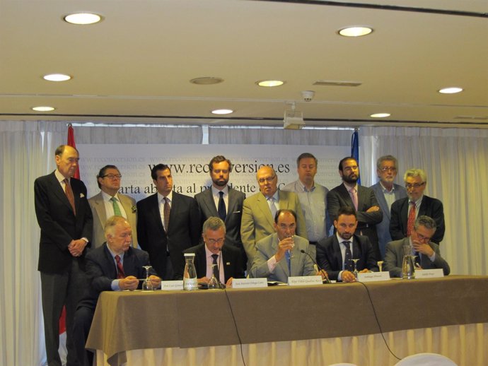 Presentación De La 'Carta Abierta' A Mariano Rajoy Para La Reconversión Del Esta