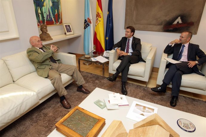 O presidente da Xunta recibirá ao poeta galego, Manuel Álvarez Torneiro, Premio 