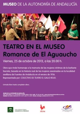 Museo de la Autonomía de Andalucía acoge la obra 'Romance de El Aguacho'