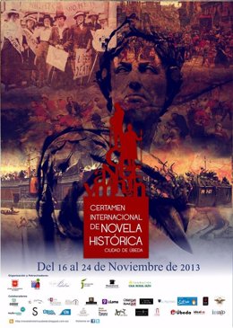 Cartel del II Certamen Internacional de Novela Histórica 'Ciudad de Úbeda'.