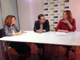 Serrano y Heredia en la reunión con la UCE