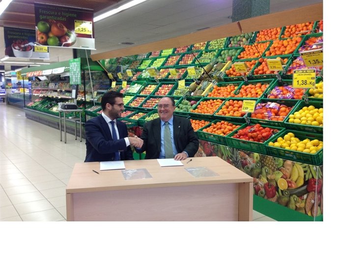 Acuerdo entre Mercadona y el Banco de Alimentos. 