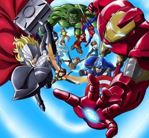 Marvel Disk Wars The Avengers, versión anime de 'Los Vengadores'