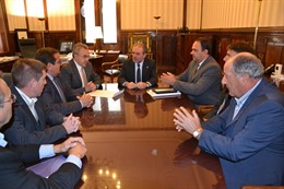 Joan Reñé se reúne con alcaldes afectados por la N-240