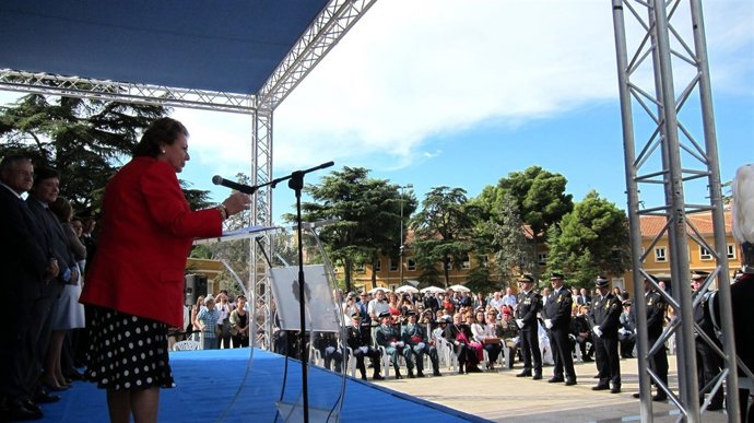 Rita Barberá en la festividad de la Policía Local de Valencia
