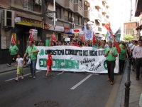 Los sindicatos cifran en el 95% el seguimiento del alumnado a la huelga y la Comunidad lo rebaja al 20,9%