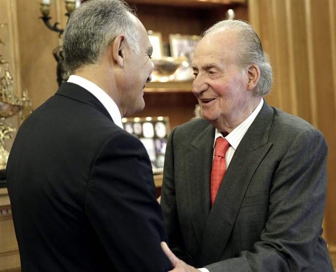 El Rey, con el ministro marroquí de Exteriores