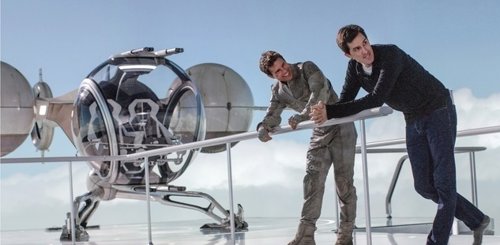 Joseph Kosinski y Tom Cruise ruedan Oblivion