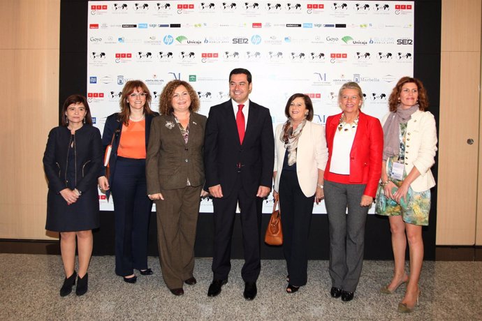Congreso de Mujeres Empresarias BPW Spain Moreno Bonilla y consejera andaluza 