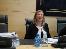 La consejera de Hacienda, Pilar del Olmo