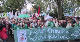 Imagen de la manifestación en Valladolid