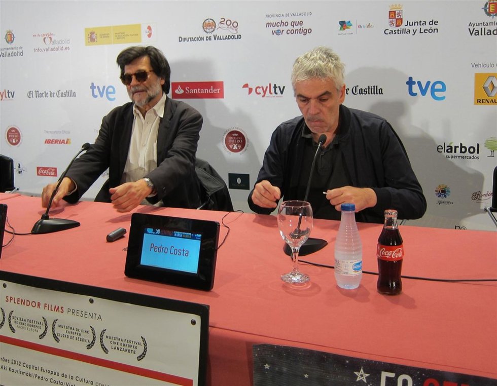 Víctor Erice (izq) y Pedro Costa (dcha.) presentan 'Centro Histórico'