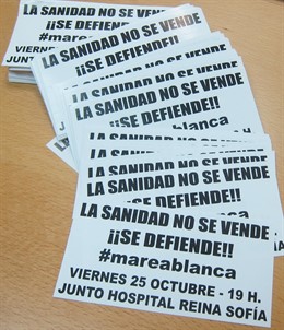 Marea Blanca sale a la calle para protestar por el "desmantelamiento" de sanidad