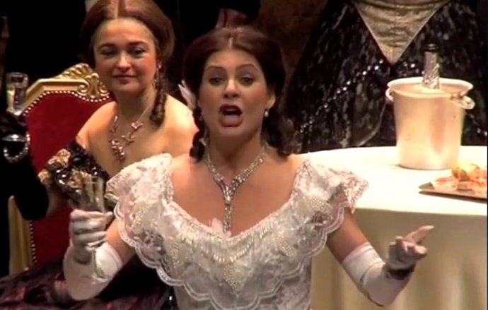 Representación de 'La Traviata'